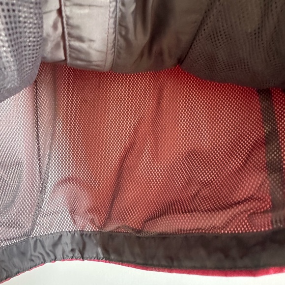 Columbia Pink Mesh Lining Zip Up 100% Nylon Hooded Rain Jacket size XS EUC - Picture 6 of 8